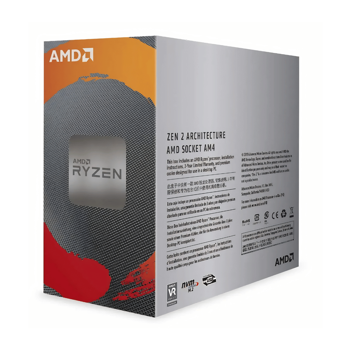 AMD Ryzen 5 3600 Processor | 6-Core, 12-Thread, 4.2GHz CPU